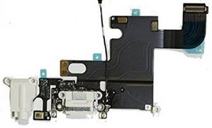 iPhone 6S nabíjecí konektor se sluchátkovým jackem a flexem, bílý