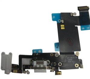 iPhone 6S Plus nabíjecí konektor se sluchátkovým jackem a flexem, šedý