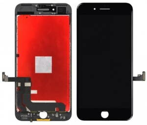 iPhone 7 LCD displej s rámem a dotykem, černý, Premium