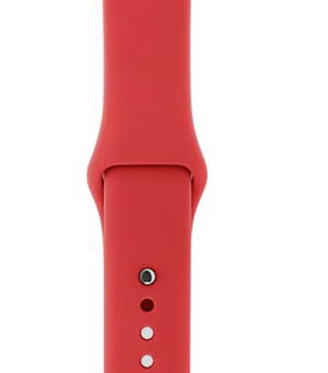 Tmavě růžový silikonový řemínek pro iWatch 38mm