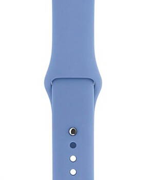 Námořnicky modrý silikonový řemínek pro iWatch 38mm