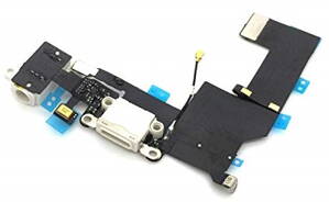 iPhone 5S Lightning port se sluchátkovým jackem a mikrofonem bílý