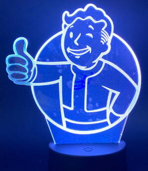 Led lampička Fallout 7 barev