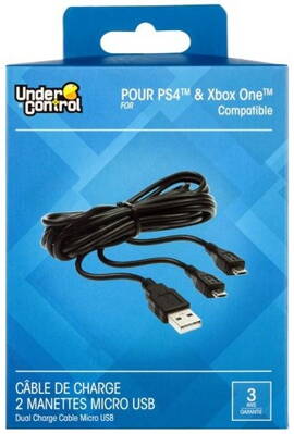 Napájecí kabel PS4 2x ovladač