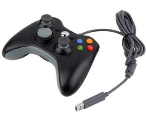 Xbox 360 kabelový ovladač černý