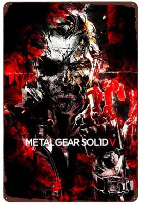 Plechová cedule Metal Gear Solid 20x30 cm