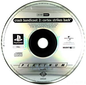PS1 Crash Bandicoot 2 - Cortex Strikes Back bez obalu