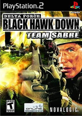 PS2 Delta Force Black Hawk Down Team Sabre