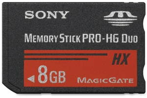 Memory Stick PRO-HG Duo 8 GB ( nová )
