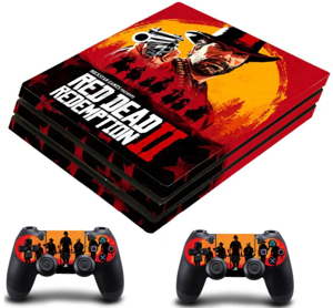 PS4 Pro polep Red Dead Redemption 2 V2