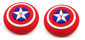 Silikonové kloboučky ovladače PS5/PS4/PS3/Xbox One/Xbox series X Captain America