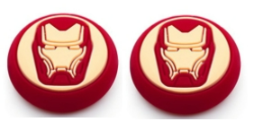 Silikonové kloboučky ovladače PS5/PS4/PS3/Xbox One/Xbox series X Ironman