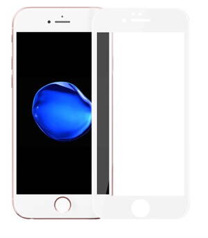 3D ochranné Tvrzené sklo pro iPhone 7 Plus bílý