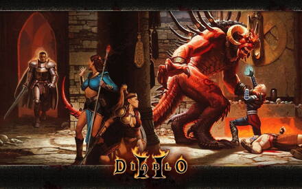 Plakát Diablo Retro HQ lesk