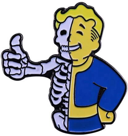Odznak Fallout Vault Boy Death
