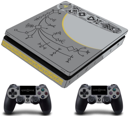 PS4 Slim polep God Of War 