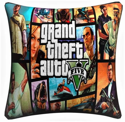 Povlak na polštář GTA 5 45x45cm