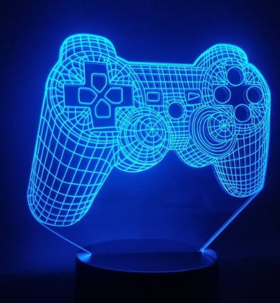 Led lampička PS3 ovladač 7 barev