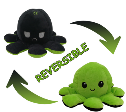 Oboustranná chobotnice - černo-zelená