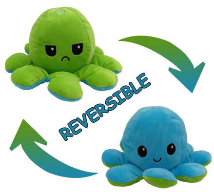 Oboustranná chobotnice - modro-zelená