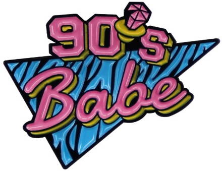 Odznak 90's Babe