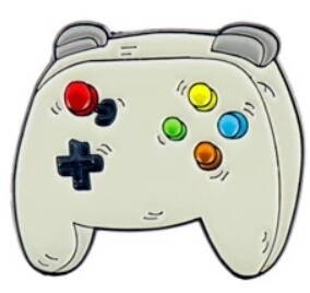 Odznak Cartoon Controller