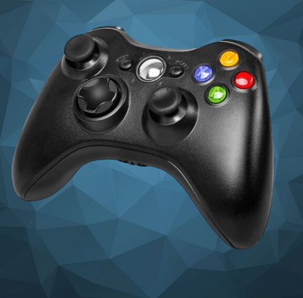 Xbox 360 bezdrátový ovladač černý