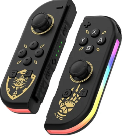 Nintendo Switch Joy-Con ovladač RGB černo-zlatý