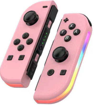 Nintendo Switch Joy-Con ovladač RGB růžovo-růžový