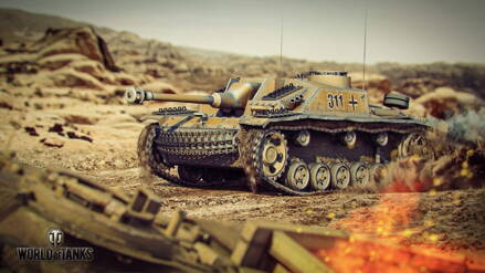 Plakát World of Tanks German StuG III HQ lesk 