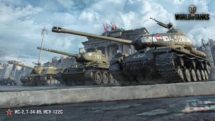 Plakát World of Tanks Russia Best HQ lesk 