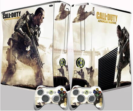 Xbox 360 Slim polep COD adwanced Warfare 