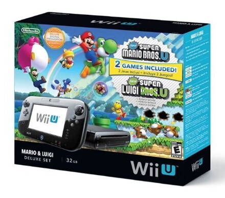  Nintendo Wii U 32GB s hrou super mario bros sběratelský kus