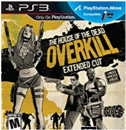 PS3 The House of the Dead OVERKILL Extended Cut MOVE