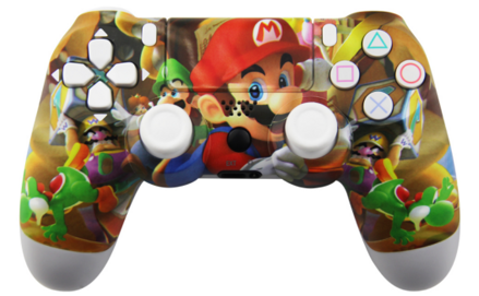PS4 bezdrátový ovladač Super Mario