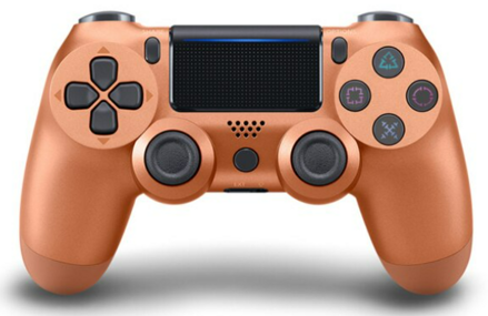 PS4 bezdrátový ovladač matný oranžový