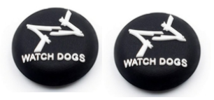 Silikonové kloboučky ovladače PS5/PS4/PS3/Xbox One/Xbox series X Watch Dogs