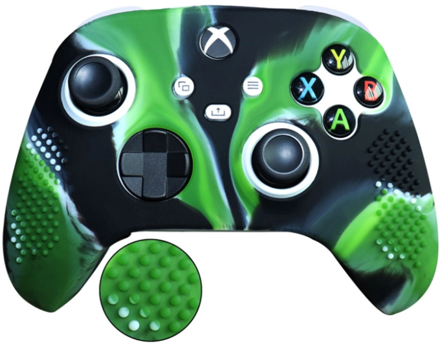Silikonový obal ovladače Xbox series X/S zelený