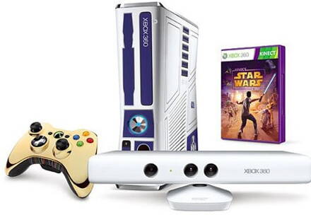 XBOX 360 Slim 320 GB STAR WARS limited + Kinect