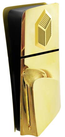 PS5 Slim Disk kryt konzole ECHT GOLD electroplated