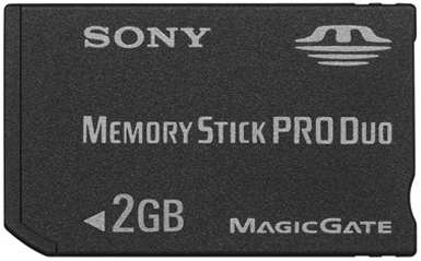 Sony Memory Stick PRO DUO 2GB Mark2