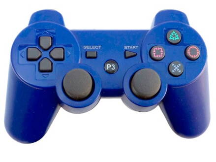 Ovladač PS3 Bluetooth modrý