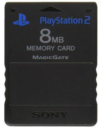 PlayStation 2 originální paměťová karta 8MB černá