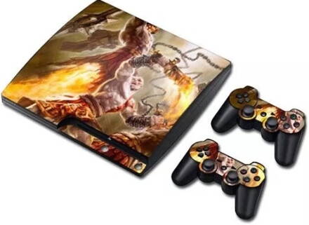 PS3 Slim polep God Of War V3