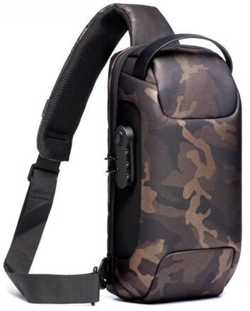 Steam Deck / ROG batoh přes rameno army camo