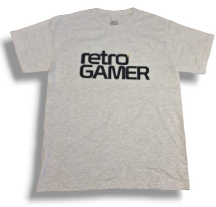 Retro Gamer tričko šedé