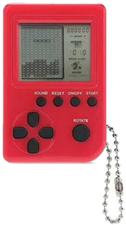 Klíčenka Retro Tetris červená