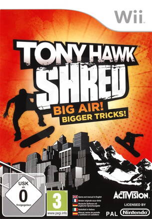 Wii Tony Hawk: Shred ( bez prkna )