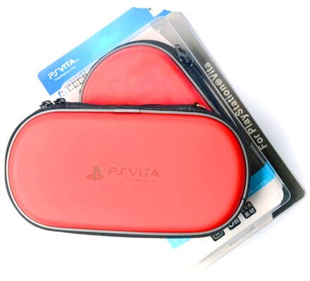 PS VITA 1000/2000 pouzdro červené V2