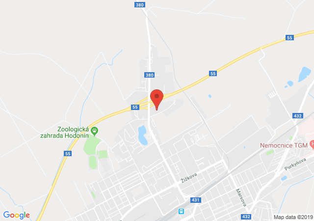 Google map: Na pískách 3275/3, 69501 Hodonín